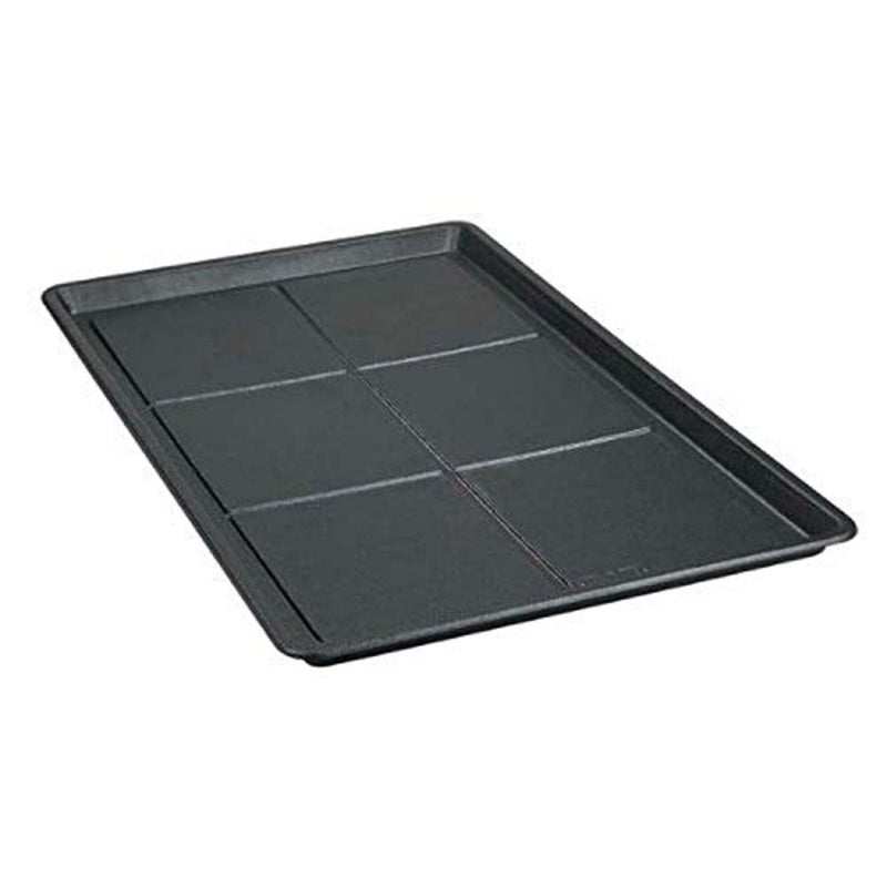 Pro Select ProSelect Replacement Floor Trays - Durable Easy-to-Clean Plastic Trays for Everlasting Crates - Medium, 30" x 19", Black - Image 1